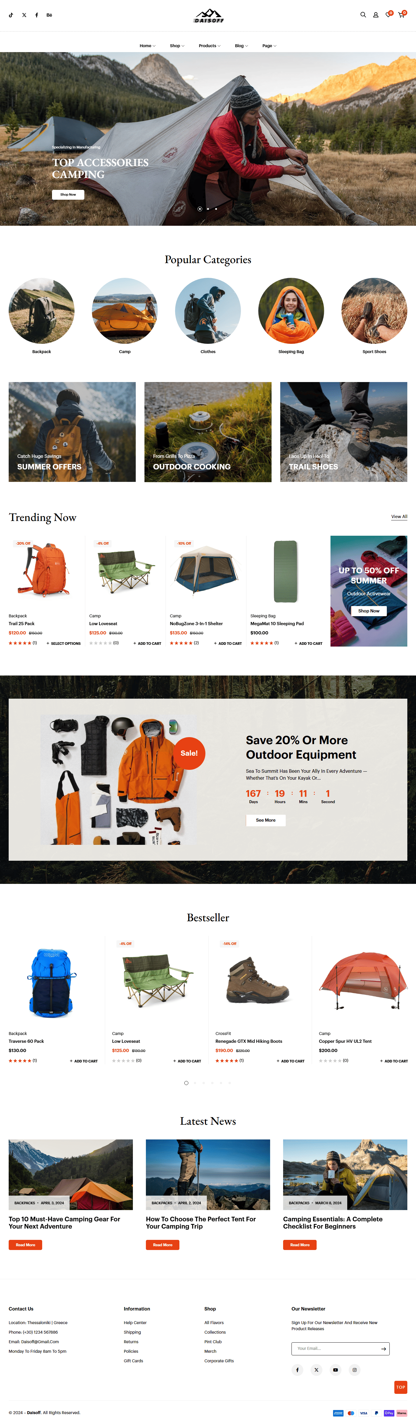 Service business site